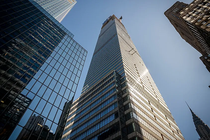 One Vanderbilt rising above Midtown Manhattan beside Grand Central Terminal.