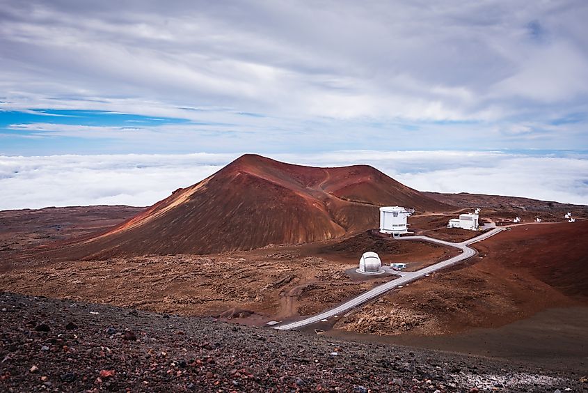 W. M. Keck Observatory at the Hawaii Volcanoes National Park