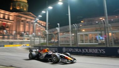 Lawson to start eighth for Singapore GP after strong sprint result