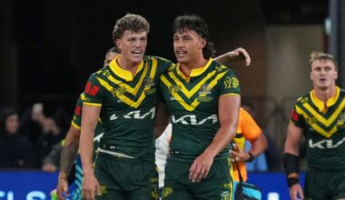 Australia's Jack Bostock came up with a crucial hat-trick as they pulled off a massive win over New Zealand