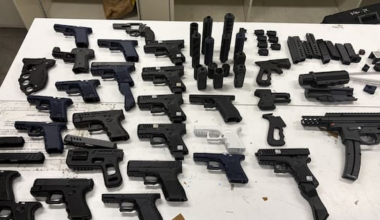'Expect to meet our staff': Huge 3D-printed guns cache seized