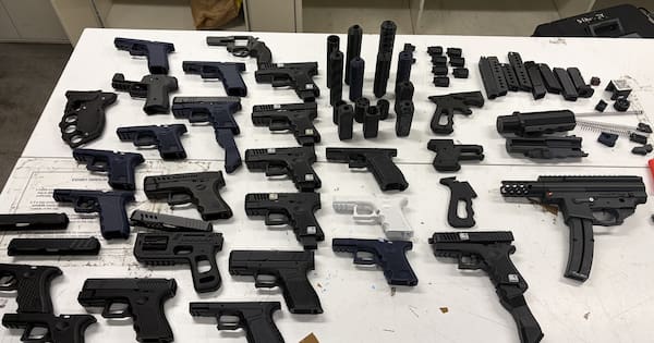 'Expect to meet our staff': Huge 3D-printed guns cache seized