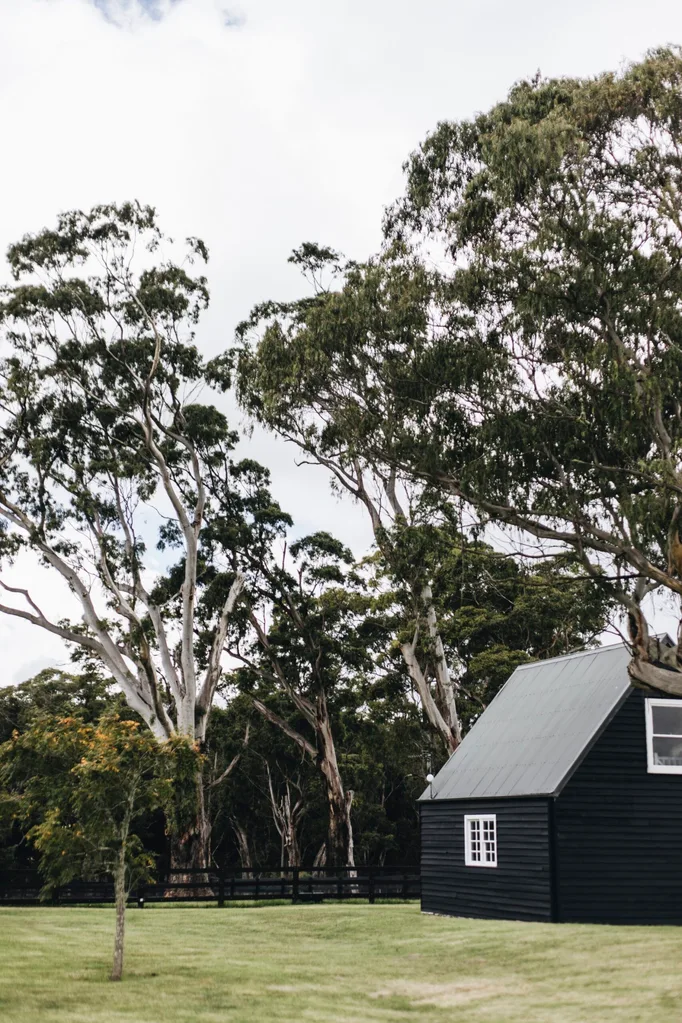 A weatherboard art studio at a Southern Highlands estate