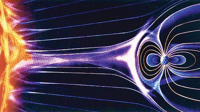 visualization of Earth's magnetosphere