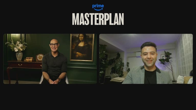 Stanley Tucci speaks to Aziz al Sa'afin.