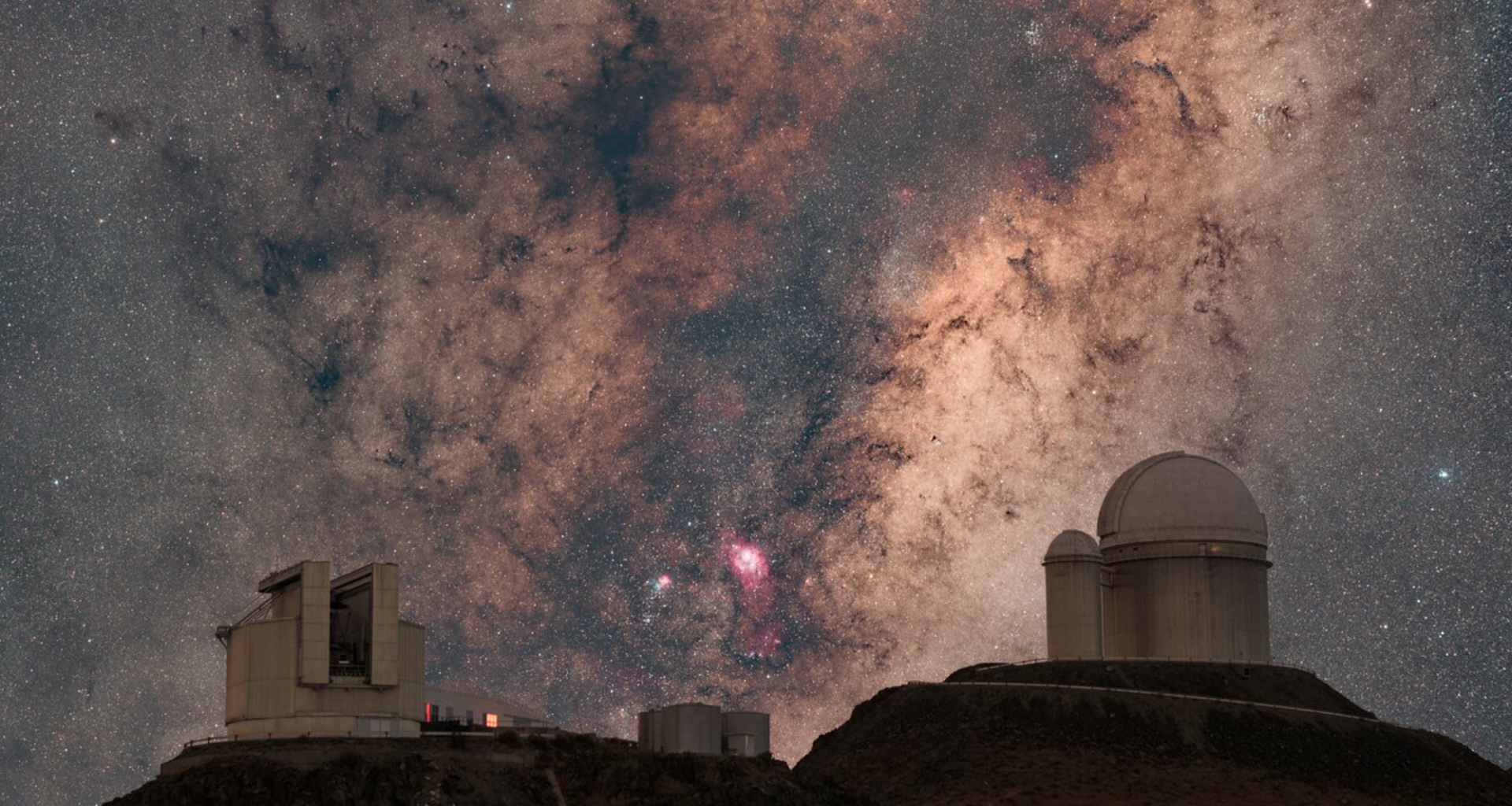 The Milky Way glows over telescopes in the Atacama Desert photo of the day for Oct. 9, 2026