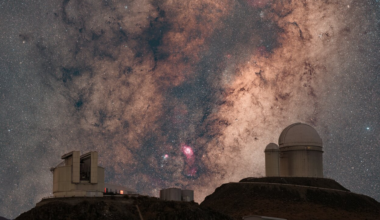 The Milky Way glows over telescopes in the Atacama Desert photo of the day for Oct. 9, 2026