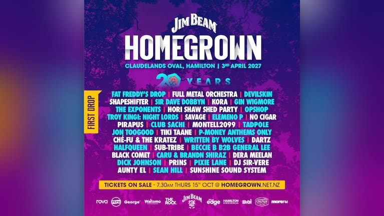 The first collection of artists taking the stage at the all-Kiwi music festival were announced today.