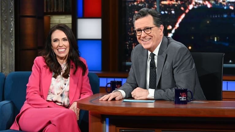 The Late Show with Stephen Colbert, 2022.