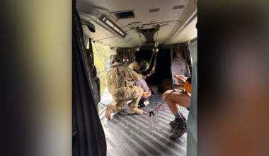 The moment missing Hawke's Bay teen was winched to safety