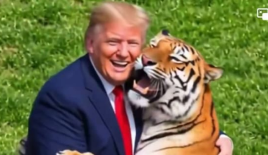 'Tasteless': Trump shares video of tiger mauling, creates AI version