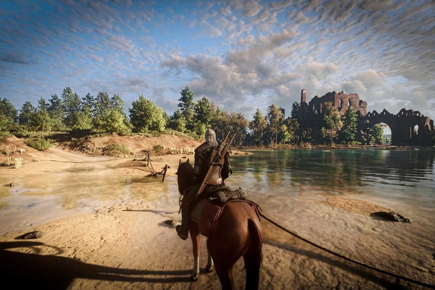 The Witcher 3 gameplay on PC