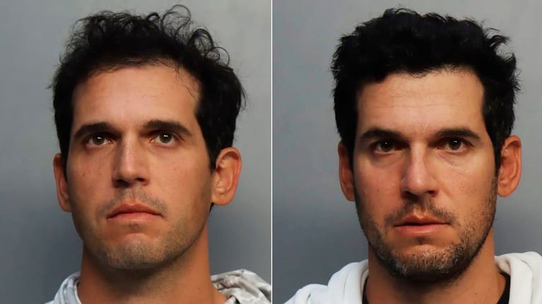 This photo provided by the Miami-Dade Corrections and Rehabilitation Department shows Alon Alexander, left, and Oren Alexander, both of whom have been charged with sex trafficking.