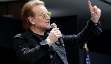 Bono of U2 in 2026