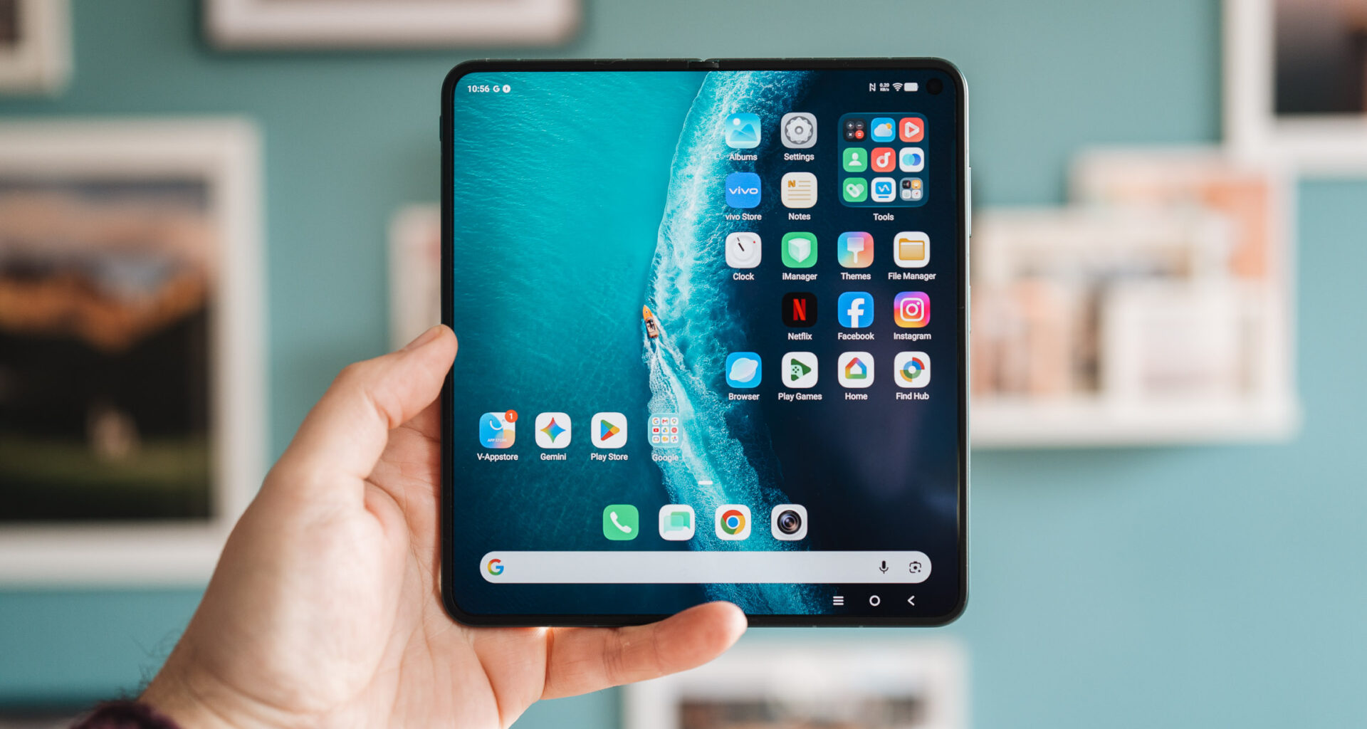 Image of a foldable phone