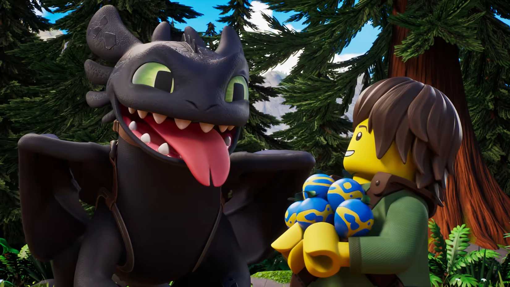 Hiccup and Toothless in LEGO DREAMZzz: How to Fast Train Your Furious Dragon