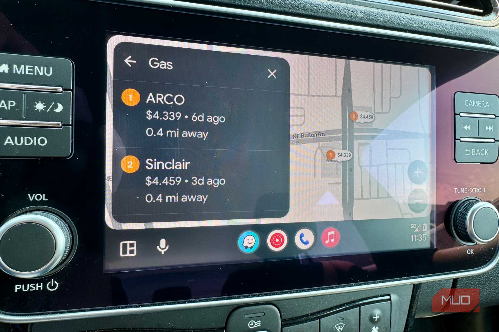 Waze gas list