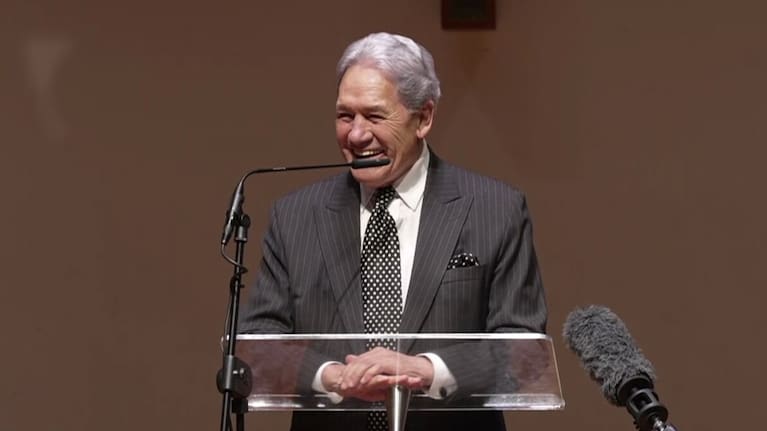 NZ First leader Winston Peters declared a 'war on woke' in 2025.