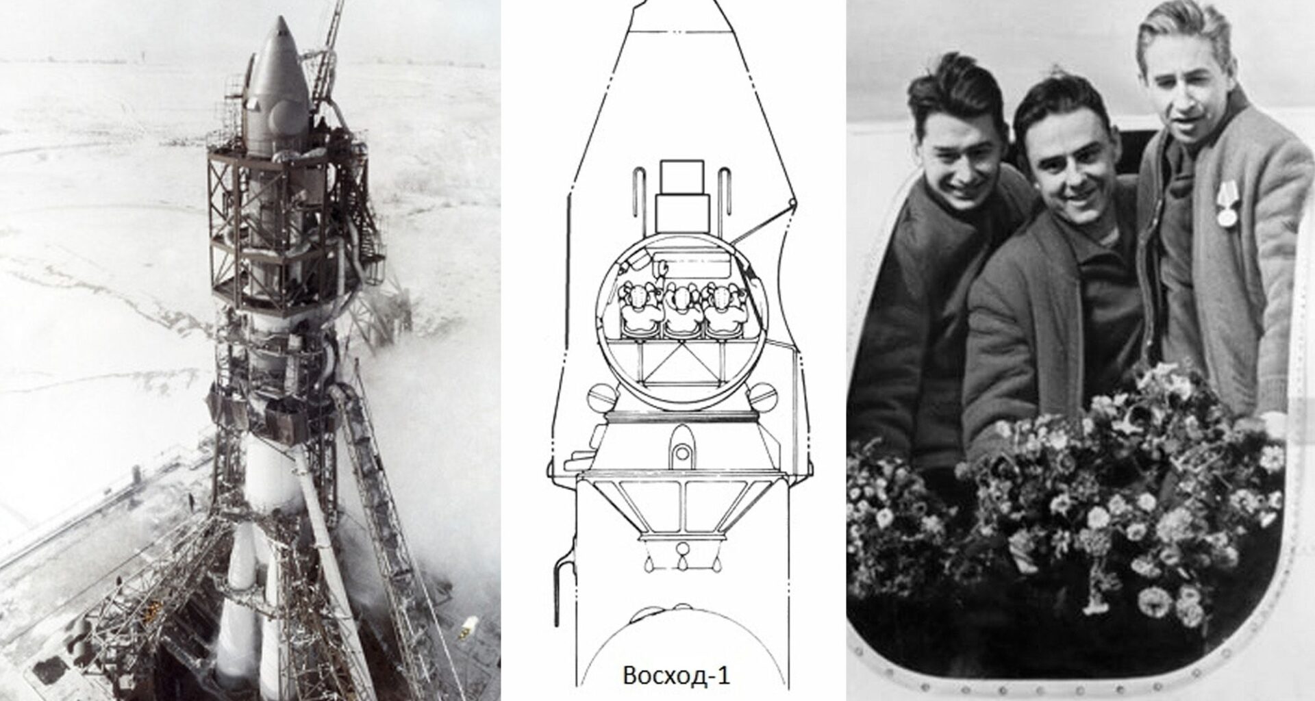 On this day in space! Oct. 12, 1964: The Soviet Union launches 1st multi-person cosmonaut crew into space