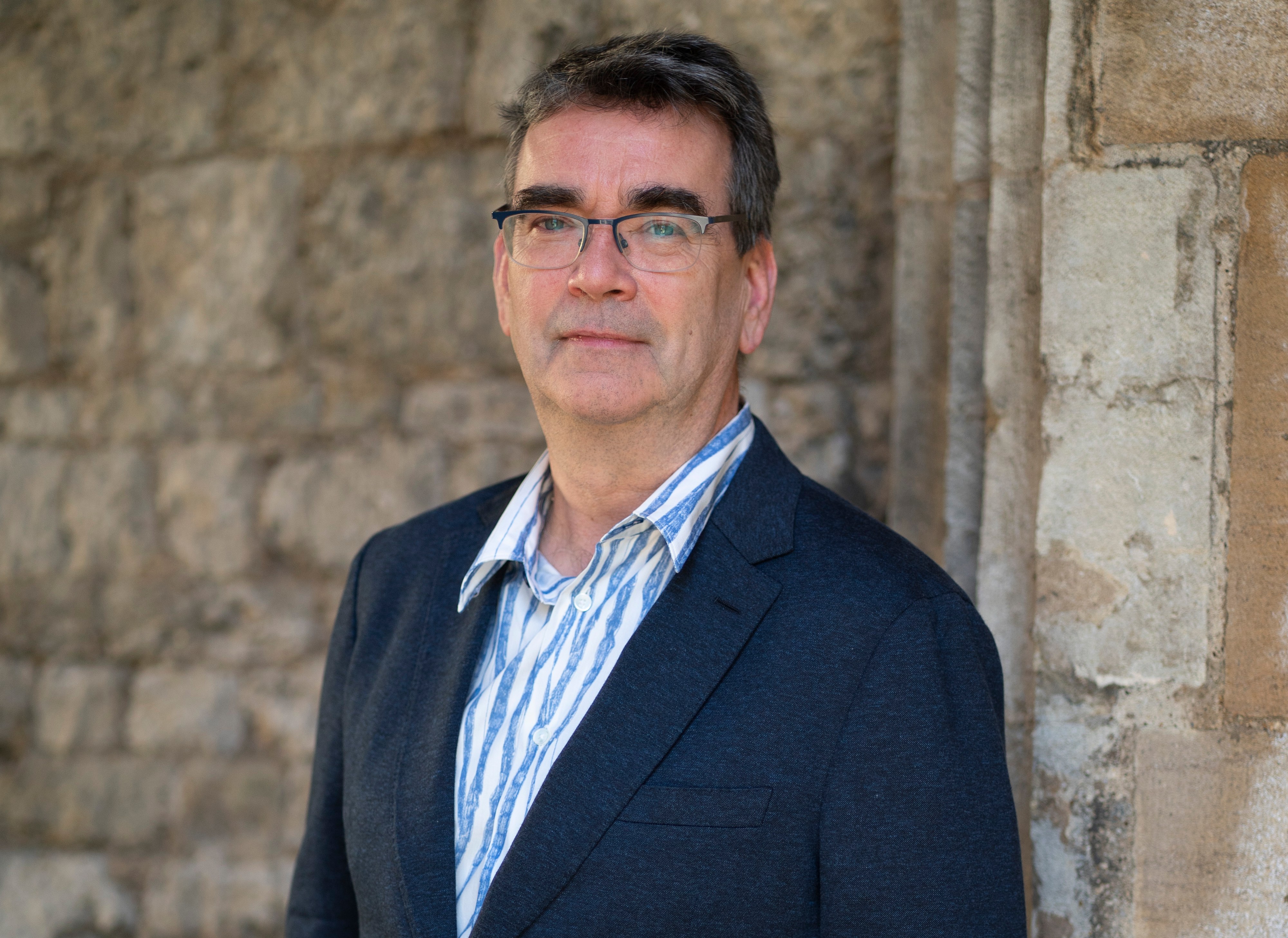 Mick Herron at the Oxford Literary Festival.