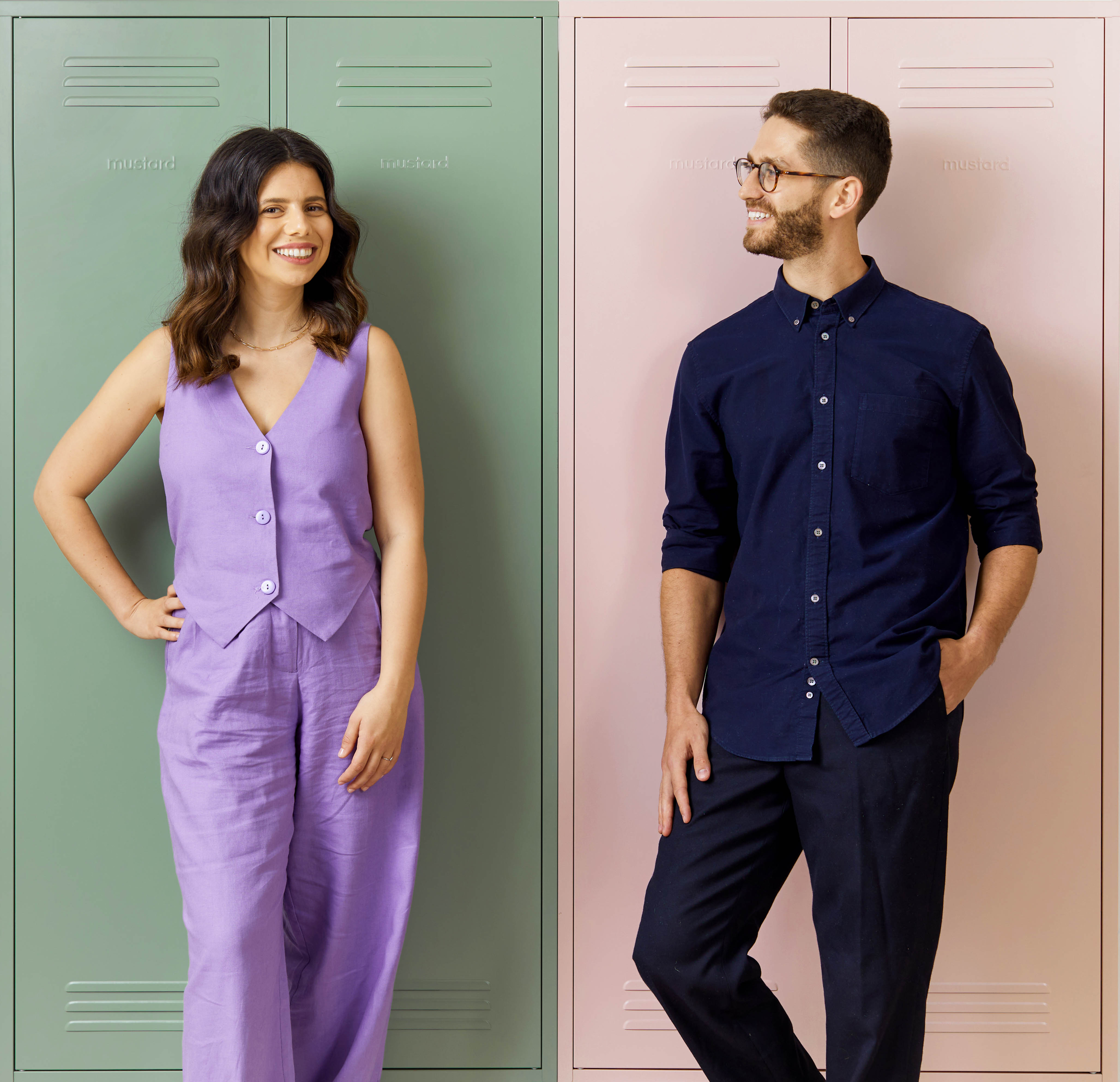 Jess Stern and Marc Gray, co-founder and technical director of Mustard Made, respectively.