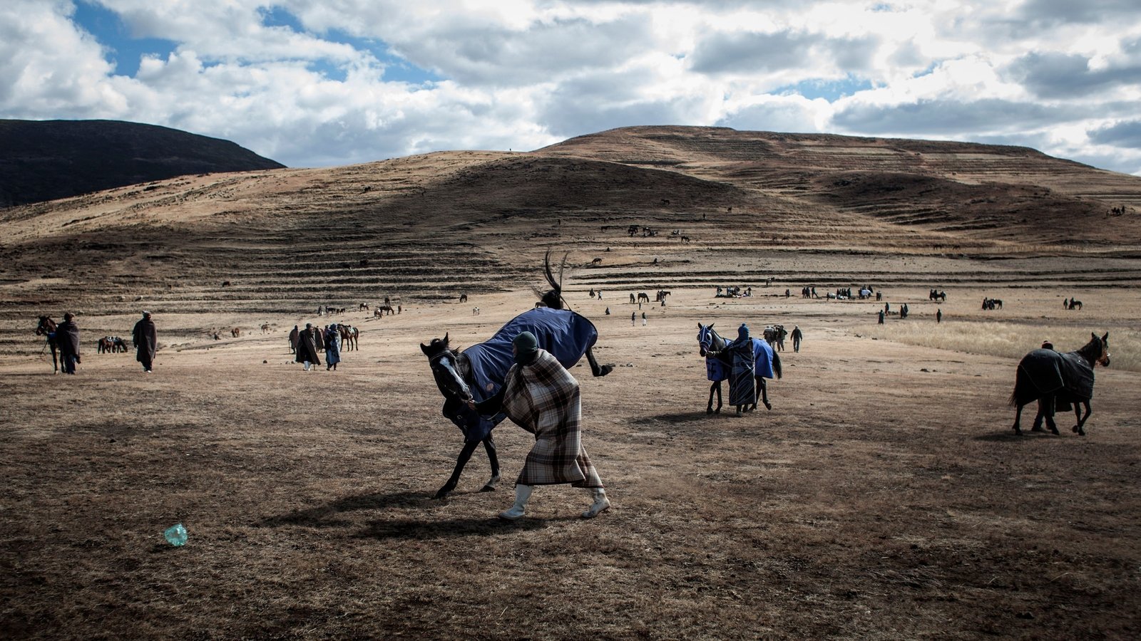 Lesotho's jockeys saddle up for mountain horse racing