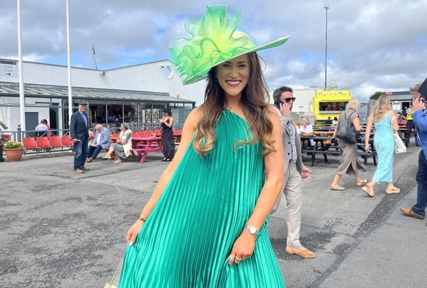 Eva Hayes-Morrissey, from Cork, at the Galway Races for Ladies Day