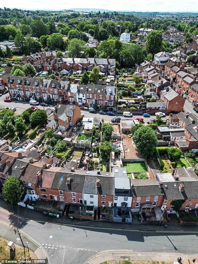 Another neighbour said the extension 'looks like an executive box you get at Premier League football grounds'