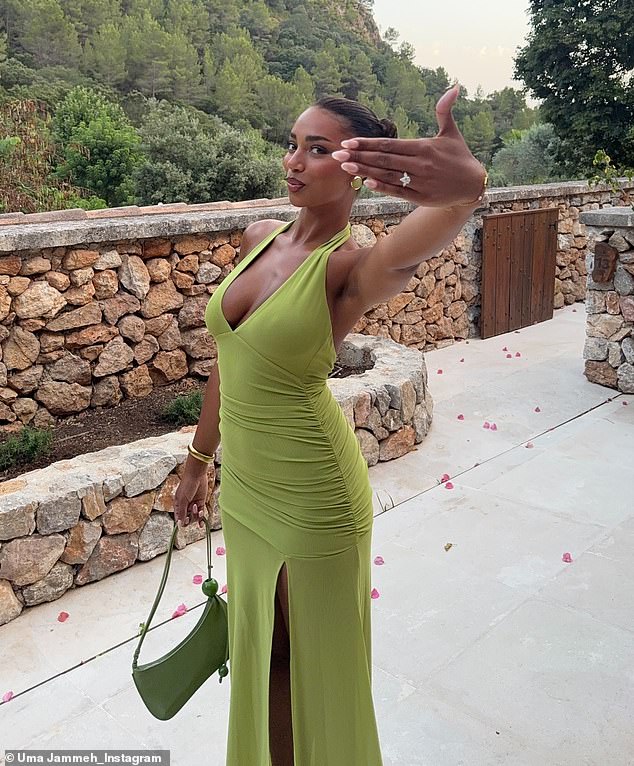 Love Island's Wil Anderson and Uma Jammeh are engaged! Uma announced the happy news on Instagram on Monday, sharing her dazzling diamond ring