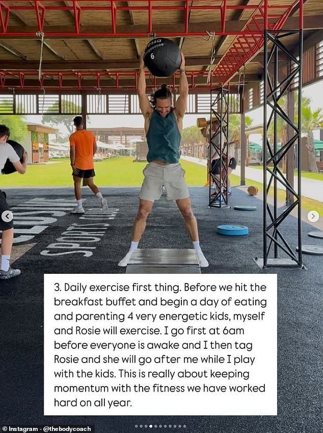 Each morning, Joe wakes early to exercise before the rest of the family is up, and once he¿s finished, Rosie takes her turn while he looks after the kids