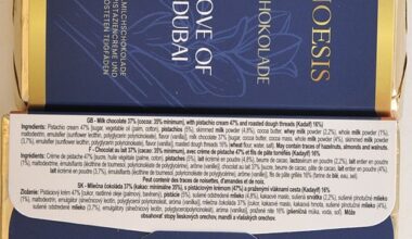 The Neosis Schokolade Love of Dubai bar, a foil-wrapped sweet sold in independent shops and online, contains undeclared peanuts, according to food safety officials