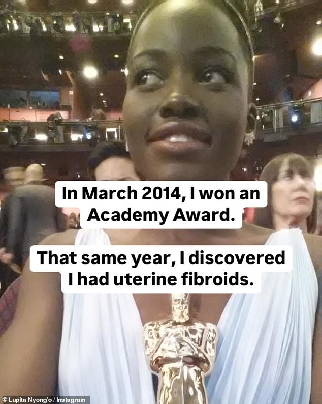 The Oscar-winning actress, 42, revealed she has been silently battling chronic uterine fibroids, a common yet debilitating condition, for the past ten years, saying she often felt 'dismissed' and 'alone' in her search for treatment