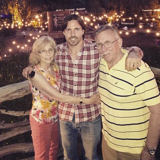 Denise claimed Aaron's father Steven Phypers joined in the July 4 blowup — yelling that he would tell the media she was a ‘whore’ and expose the contents of her phone; (Aaron's mom, Aaron, and Steve Phypers pictured)