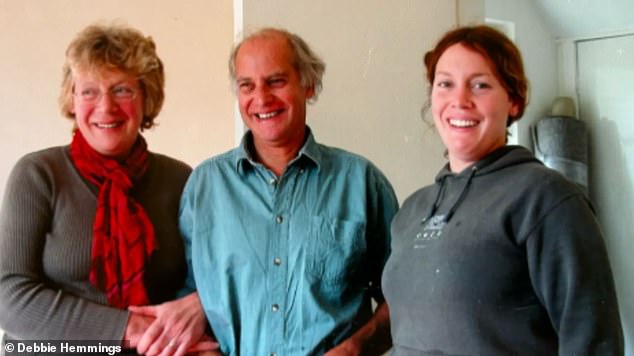 The Hemmings family with Ros (left) and daughter Debbie (right) with father Martin, who died in 2012