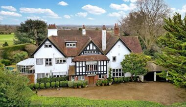 The family home: The six bedroom property in Taplow in Buckinghamshire is on the market for £3.75 million - some 50 years after the Wogans moved in