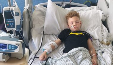 The little boy Eli Jepson who needed an emergency open surgery after ingesting the magnets