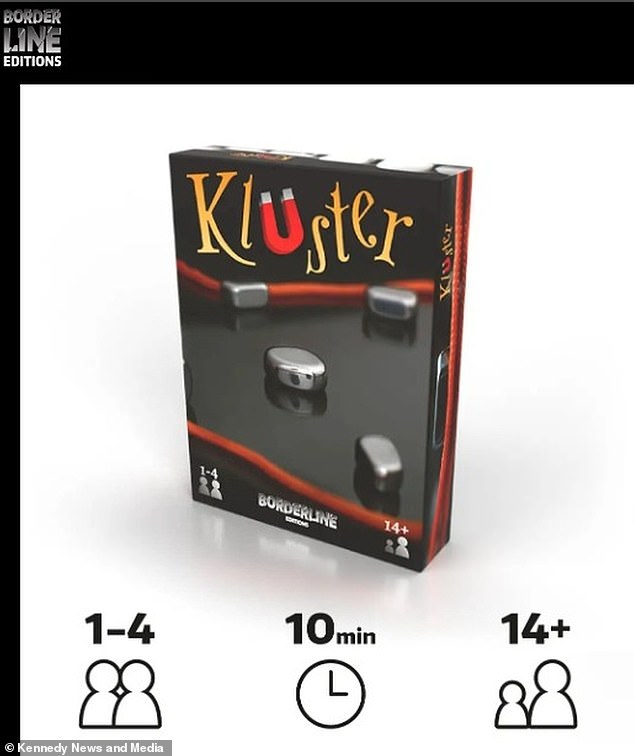 The game, Kluster, by the manufacturer Borderline Editions, that the magnets were from