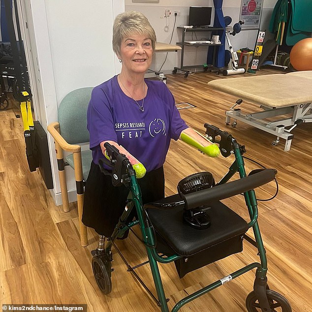 Kim Smith is now a quadruple amputee after a urinary tract infection went untreated for too long and she developed sepsis