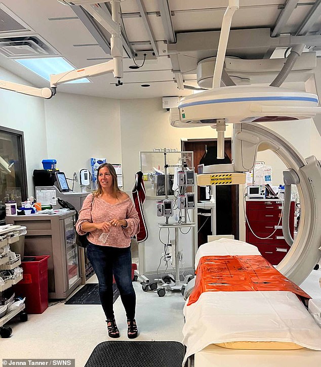 Jenna suffered a major heart attack—also known as a 'widow-maker' heart attack given its scarily low survival rate