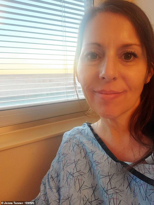 Jenna initially dismissed her symptoms as the flu which her children had recently recovered from