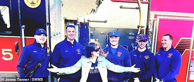 The fire department reached Jenna's home within 13 minutes, providing a life-saving service which saw Jenna walk out of hospital just 10 days after suffering a serious heart attack