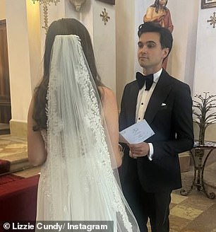 He offset the look with a white dress shirt and bow tie