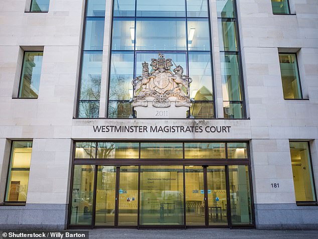 Bravery is due to stand at Westminster Magistrates Court (above) after being accused of beating Linda McKinlay and Kate Mastalerz at the maximum security hospital in Berkshire on September 30 last year