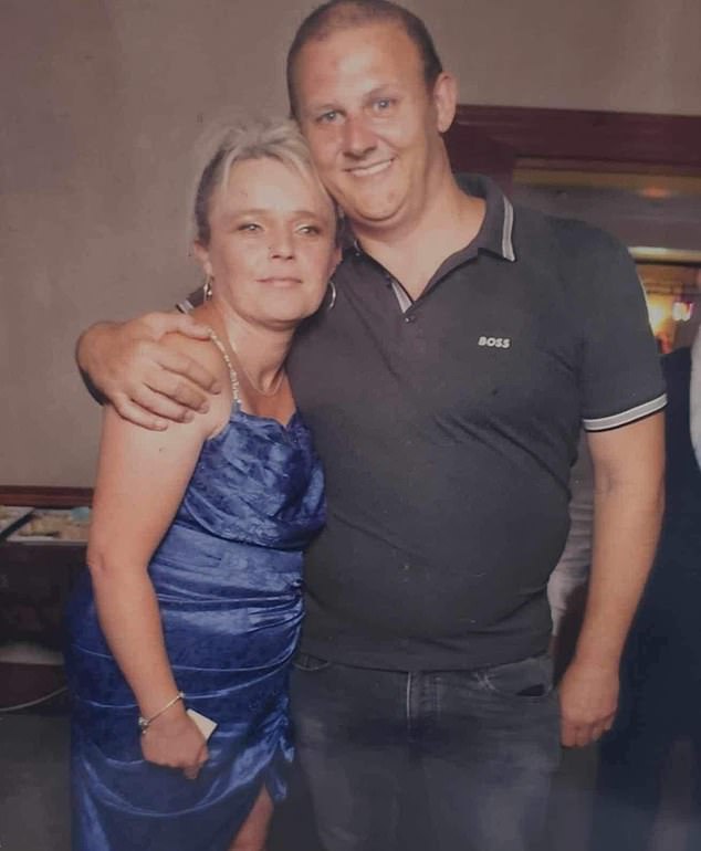 Joanne with her husband Chris Hicks, who repeatedly begged her to go for cervical screening for cancer