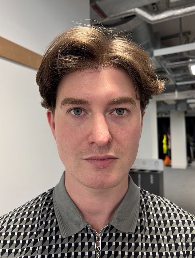 The AI tool thought Jack, 33, looked 36 and said it was a reminder that 'time waits for no man'