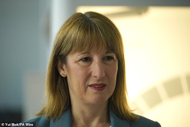 Chancellor Rachel Reeves (pictured) continues to insist she is making Britain 'better off' but private sector staff members are being cut at the fastest pace since February