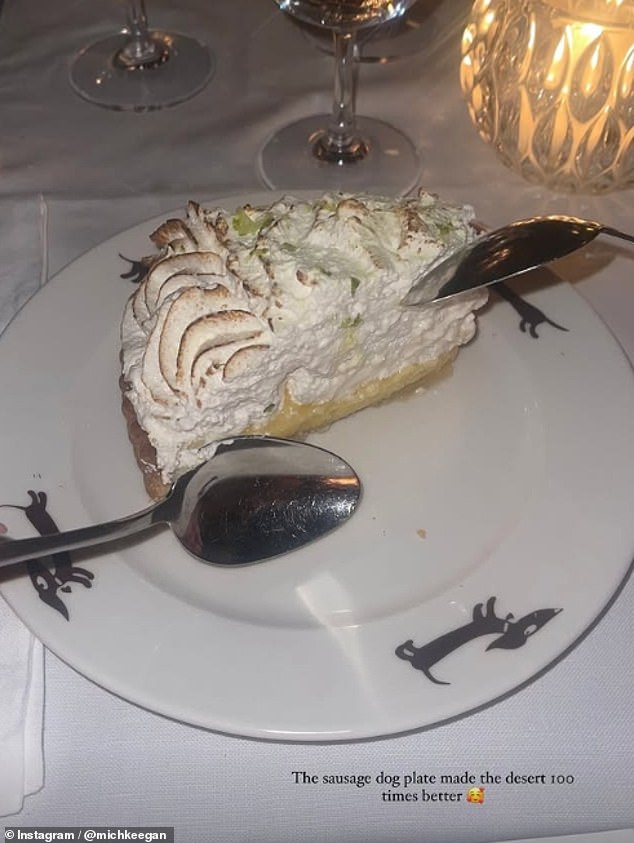 She also shared a snap of an incredible looking lemon meringue pie