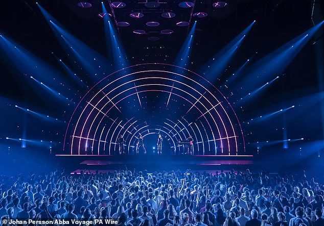 Abba Voyage sees digital versions of the Swedish band perform in a purpose-built arena