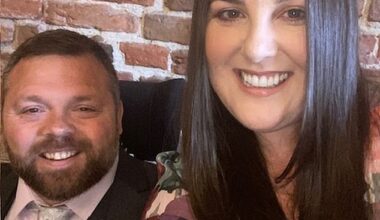 Yvonne Shields' husband Colin Shields (pictured together) booked his flights to Venice, Italy , last year and was meant to fly out in September to represent Scotland at a powerchair football match