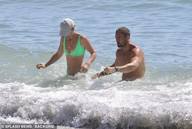 The holiday comes after Vogue revealed in May that she often feels 'mum guilt' when she is away from her children working